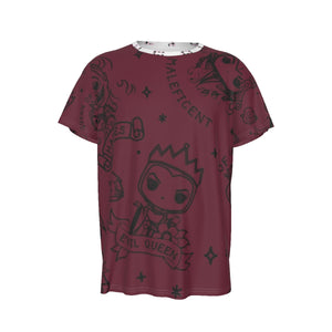 VD BURGUNDY DOT T SHIRT