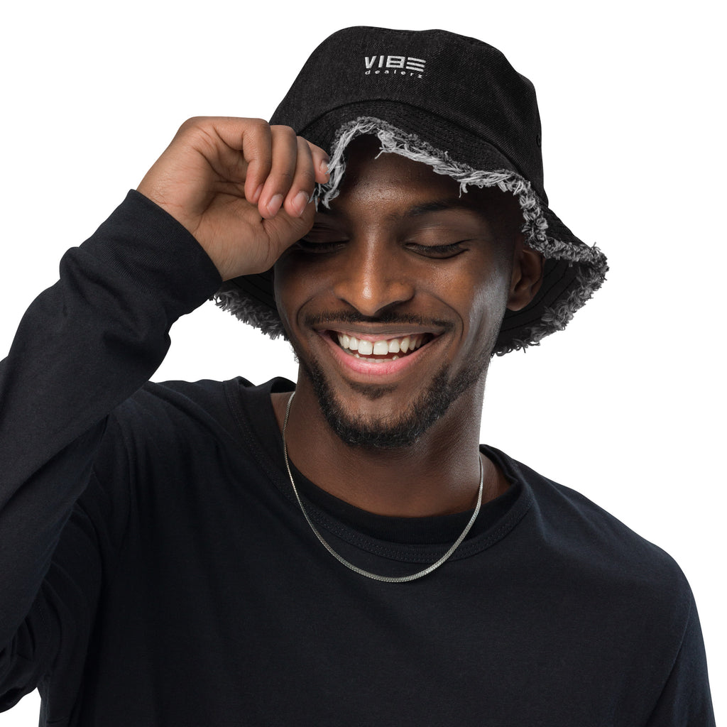 denim Vibedealerz bucket hat