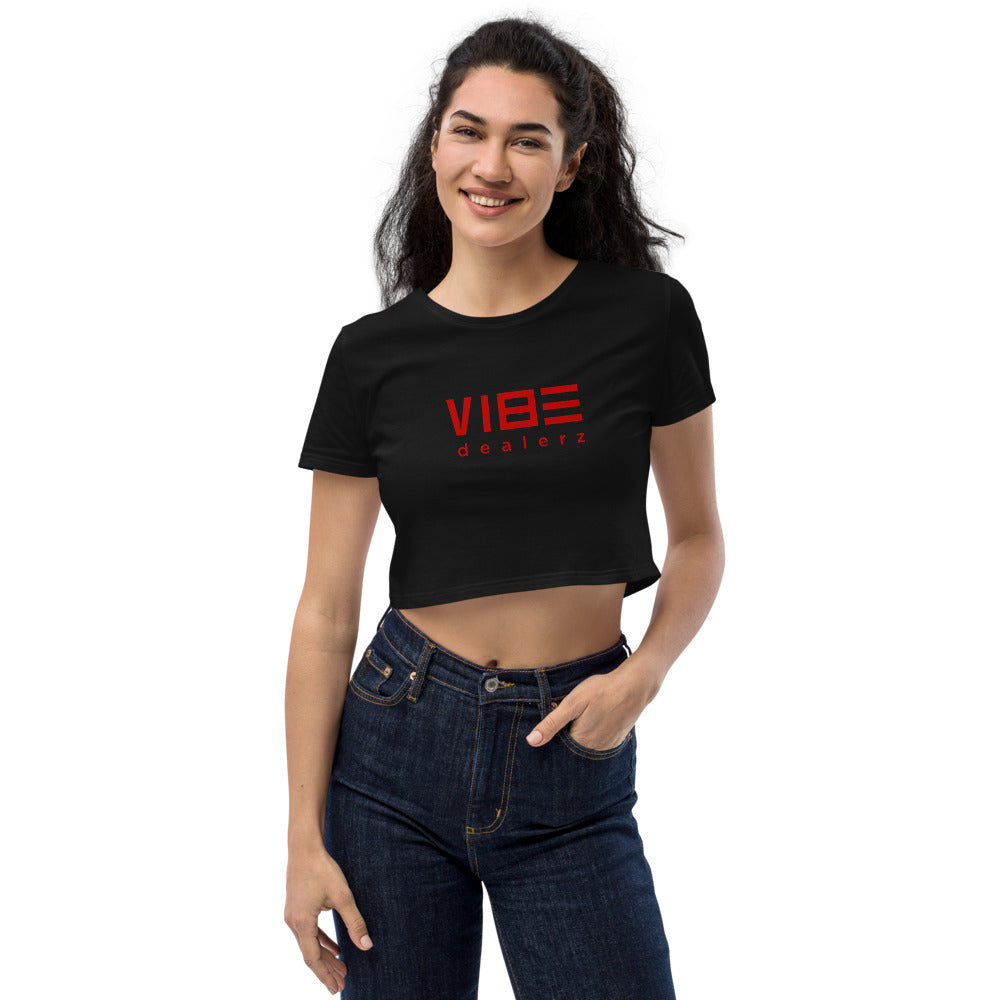 RED VD Organic Crop Top